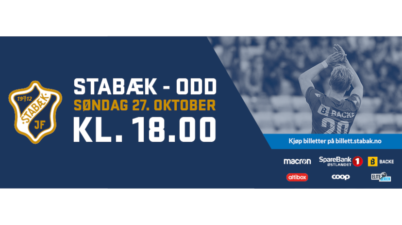 Stabæk - Odd - 27.10 Kl 18:00